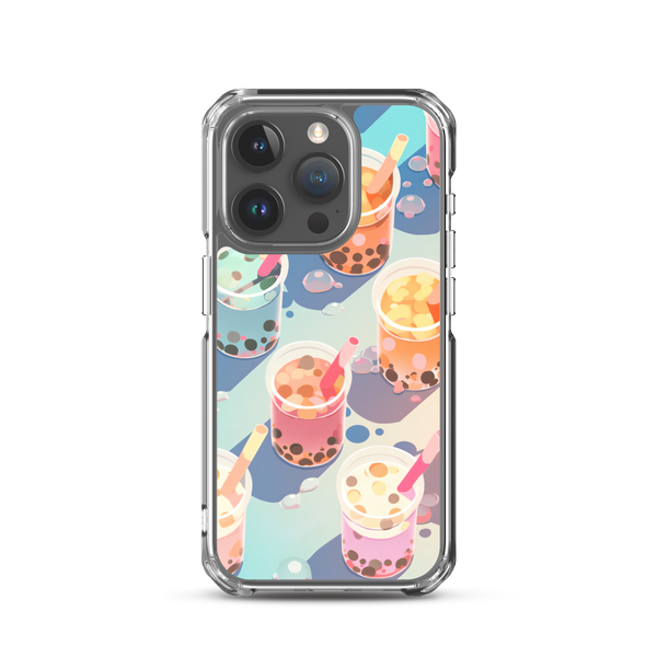 iPhone 15 Pro Sip Sip Hooray iPhone Case (Clear)