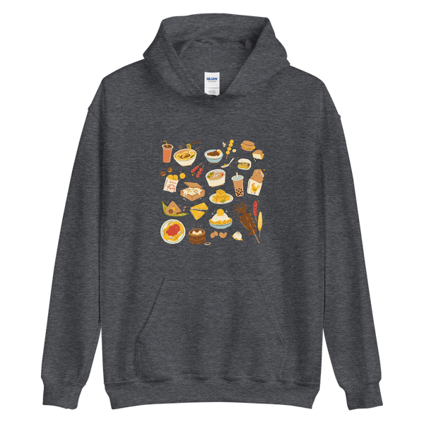 Dark Heather S Snacks in Taiwan Hoodie