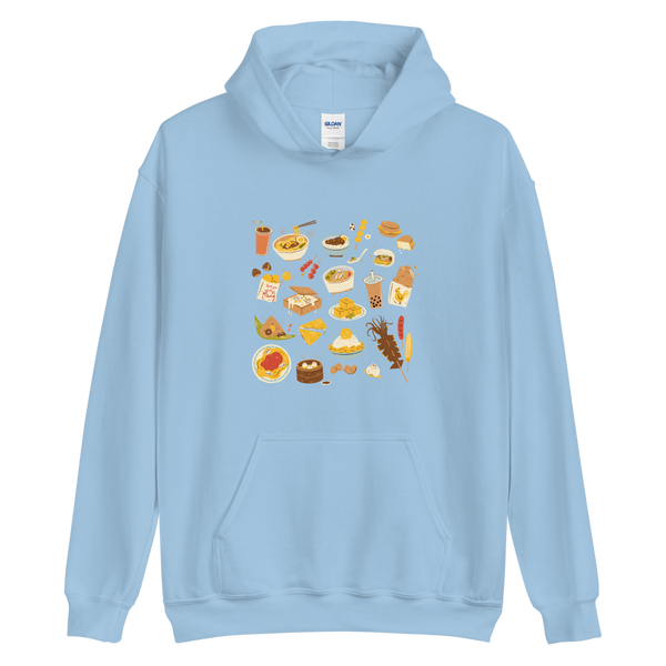 Light Blue S Snacks in Taiwan Hoodie