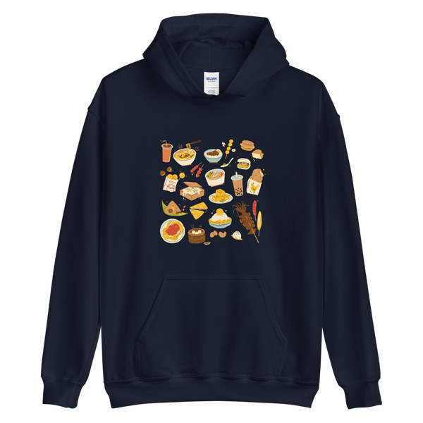 Navy S Snacks in Taiwan Hoodie