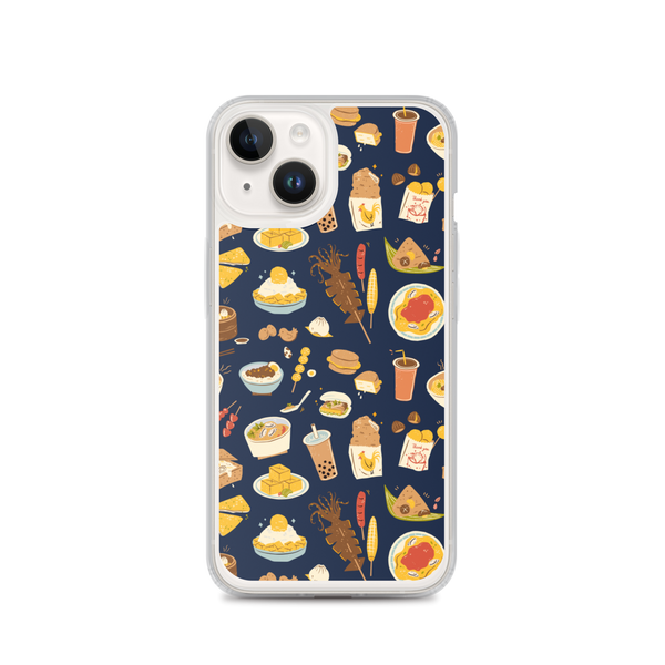 iPhone 14 Snacks in Taiwan iPhone Case (Midnight)
