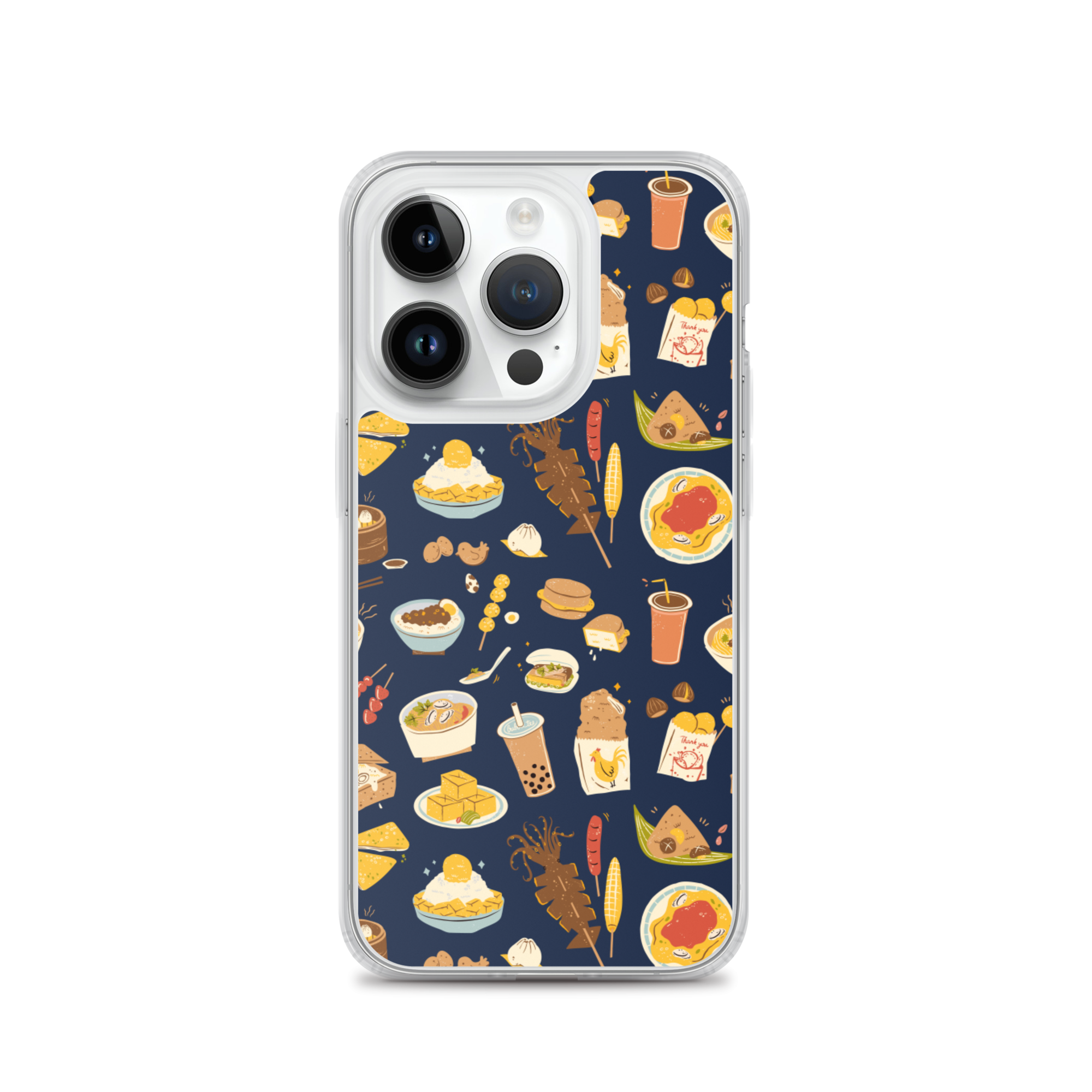 SNACKS IN TAIWAN IPHONE CASE (MIDNIGHT) — Boba Love SNACKS IN TAIWAN IPHONE CASE (MIDNIGHT) — Boba Love