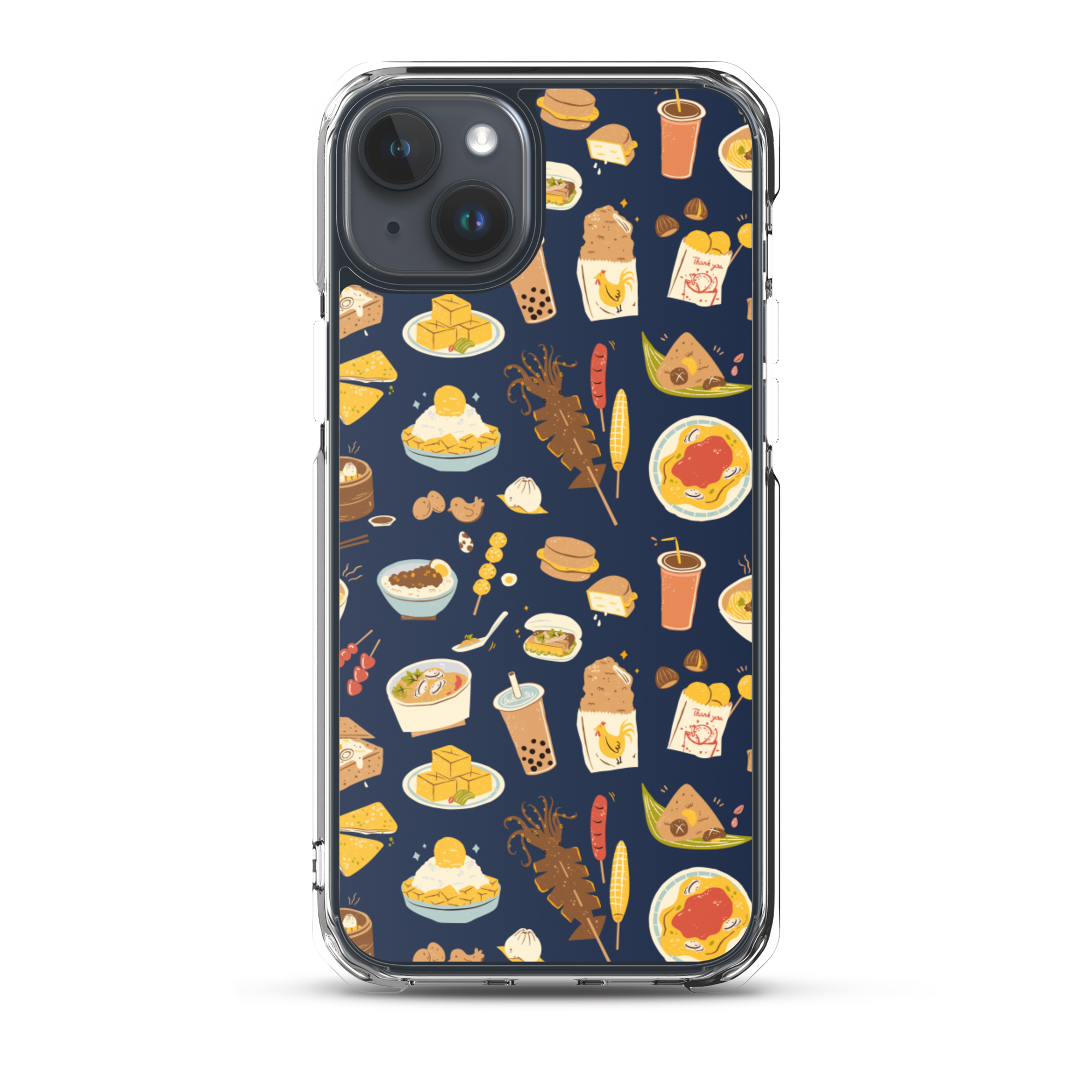 SNACKS IN TAIWAN IPHONE CASE (MIDNIGHT) — Boba Love SNACKS IN TAIWAN IPHONE CASE (MIDNIGHT) — Boba Love