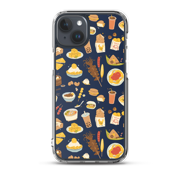 iPhone 15 Plus Snacks in Taiwan iPhone Case (Midnight)