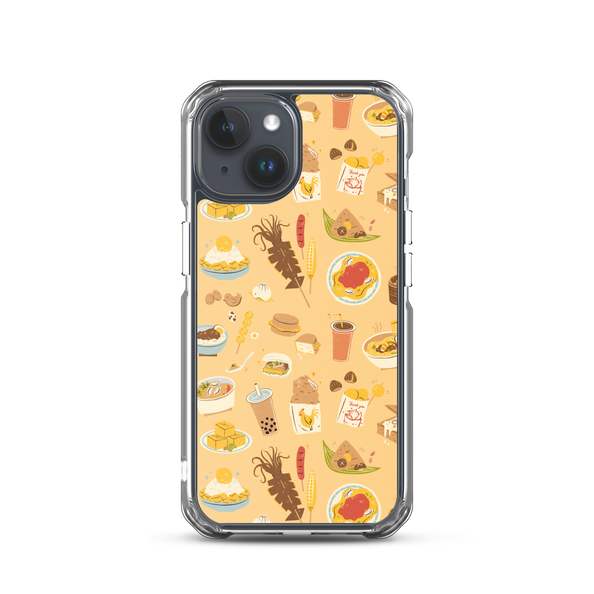 SNACKS IN TAIWAN IPHONE CASE (MORNING) — Boba Love SNACKS IN TAIWAN IPHONE CASE (MORNING) — Boba Love