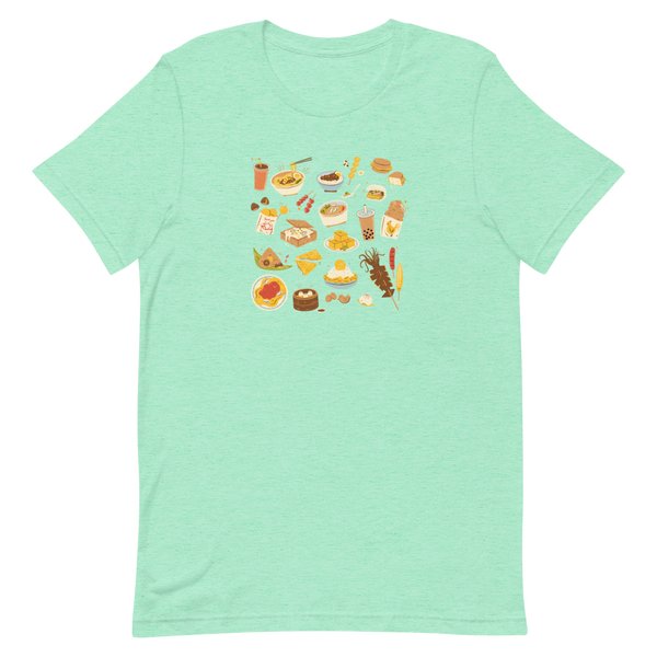 Heather Mint S Snacks in Taiwan Shirt