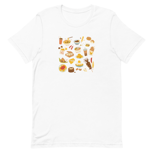 White XS Snacks in Taiwan Shirt