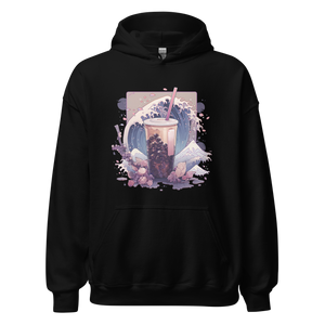 Black S The Great Boba Wave Hoodie