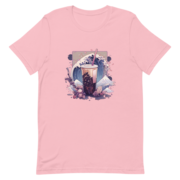 Pink S The Great Boba Wave Shirt