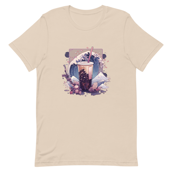 Soft Cream XS The Great Boba Wave Shirt