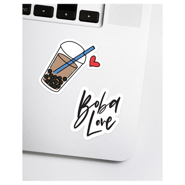  Boba Love Stickers (4 Pack)